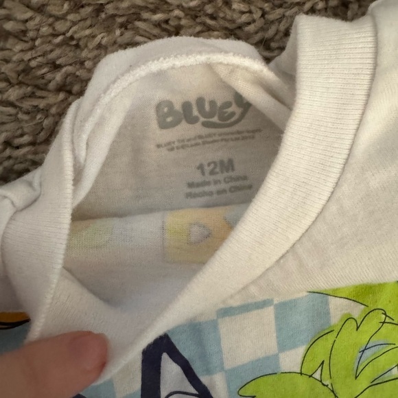 BLUEY Bingo Pajama PJs Bundle 3 Sets 12 Months Boys Tops Bottoms Sleepwear XMAS - Picture 4 of 7